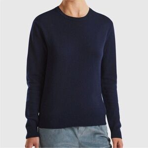 Icebreaker Women's Shearer Mid-Weight 100% Merino Sweatshirt, Navy Blue, Large